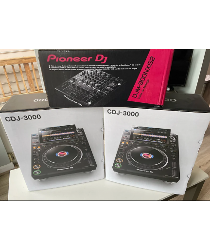 2x Pioneer CDJ-3000 DJM-900NXS2